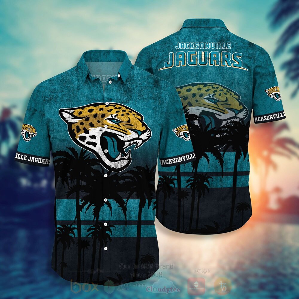 TOP NFL Jacksonville Jaguars Short Sleeve Hawaiian Shirt, Short 13