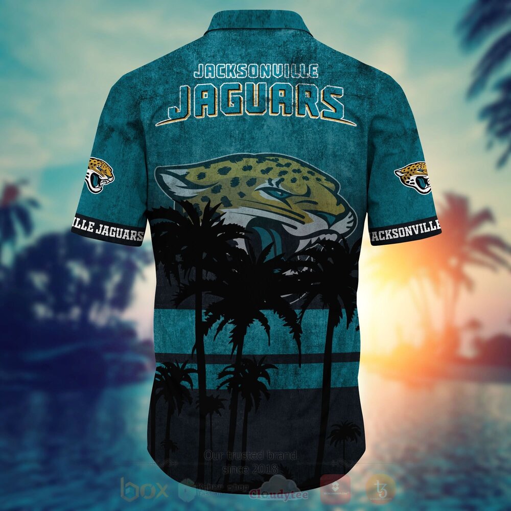 TOP NFL Jacksonville Jaguars Short Sleeve Hawaiian Shirt, Short 8