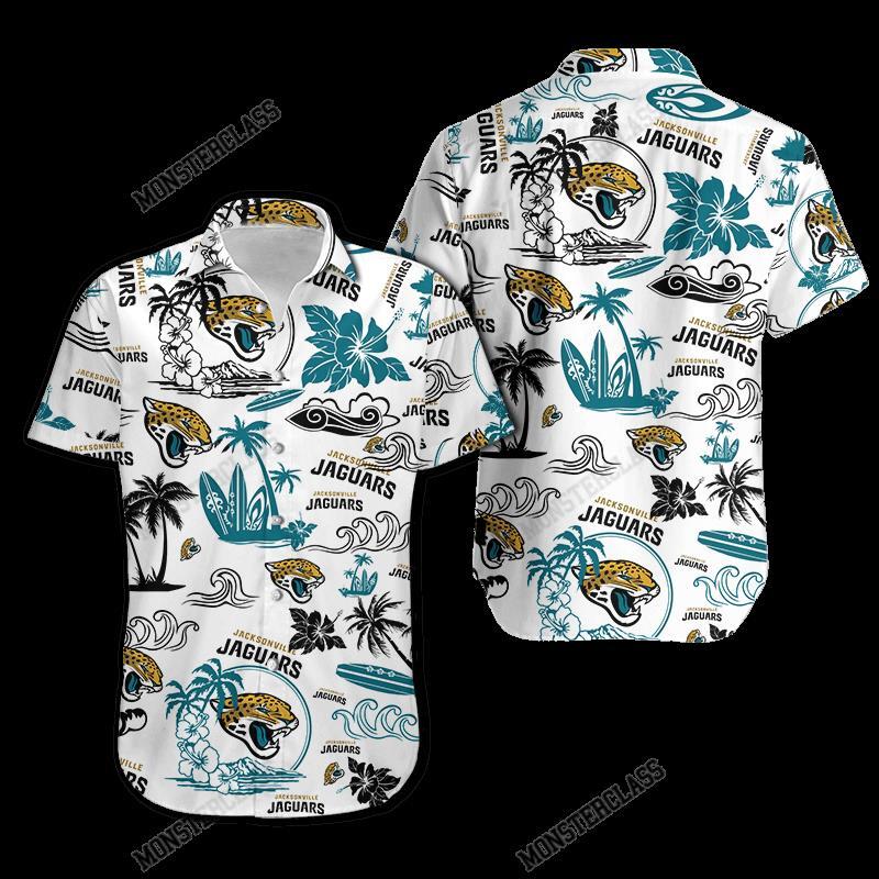BEST NFL Jacksonville Jaguars Island Hawaiian Shirt, Short 1