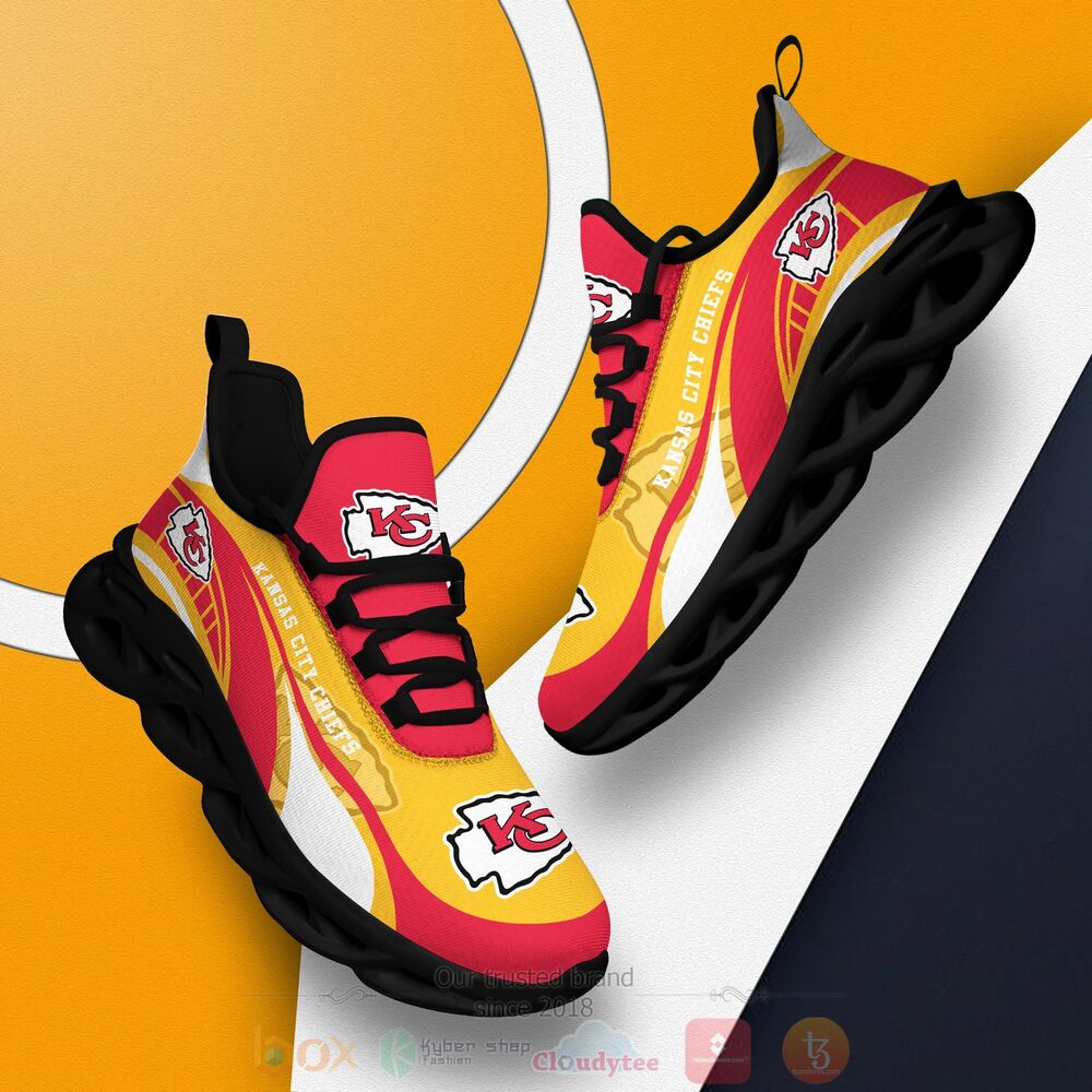 TOP Kansas City Chiefs NFL Max Soul Clunky Sneaker Shoes 2
