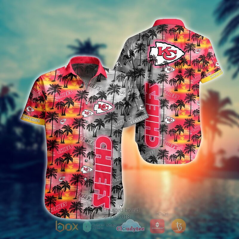 Kansas City Chiefs Style NFL Hawaiian shirt, Short 1