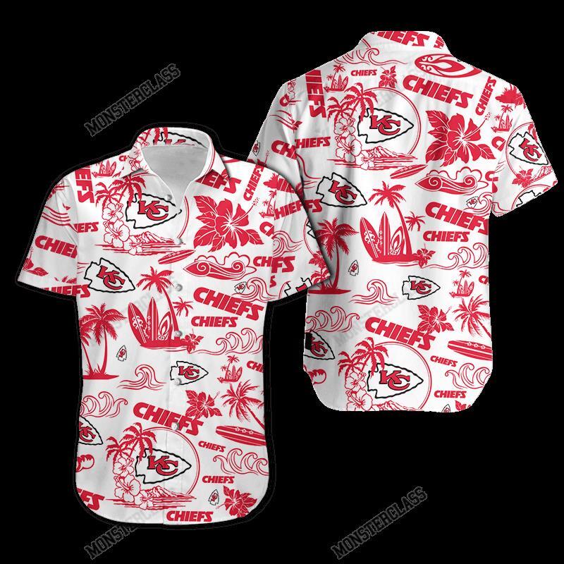BEST NFL Kansas City Chiefs Island Hawaiian Shirt, Short 5