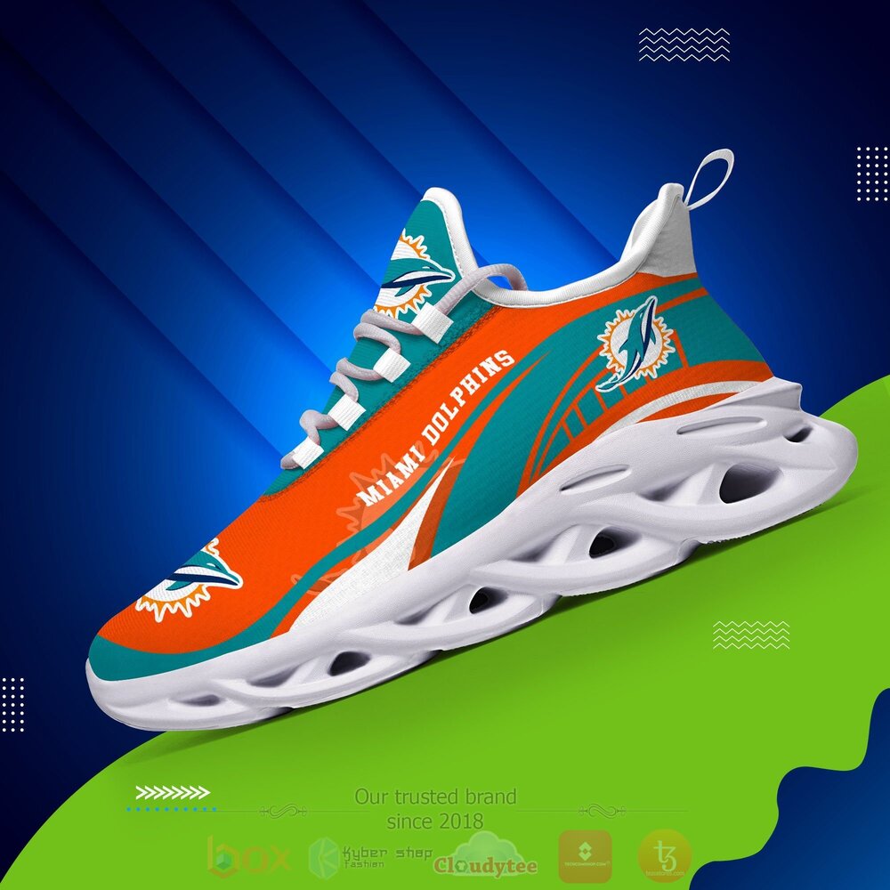 TOP Miami Dolphins NFL Max Soul Clunky Sneaker Shoes 11