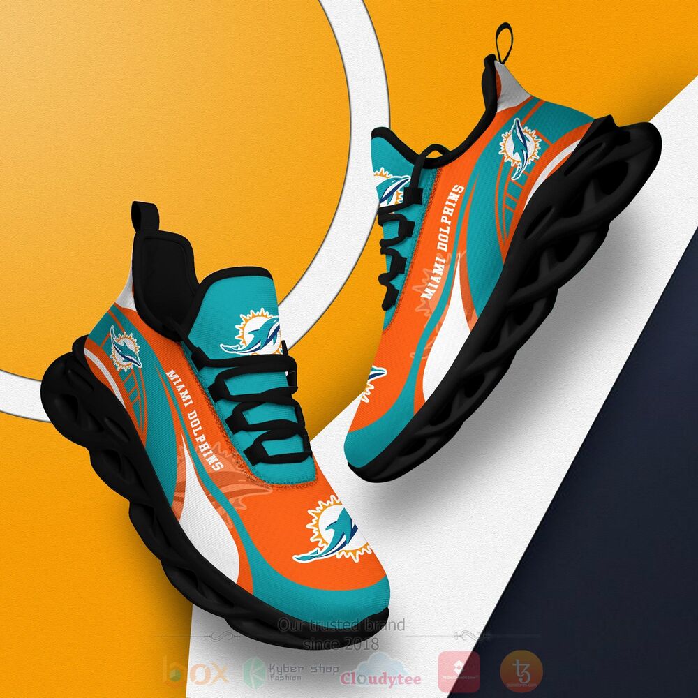 TOP Miami Dolphins NFL Max Soul Clunky Sneaker Shoes 14