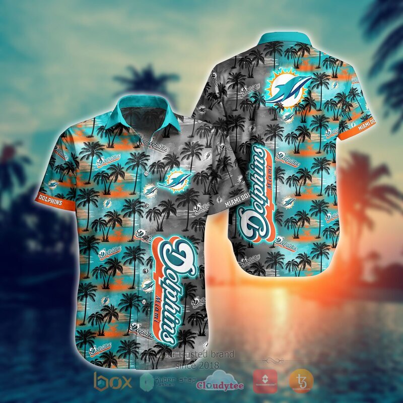 Miami Dolphins Style NFL Hawaiian shirt, Short 9