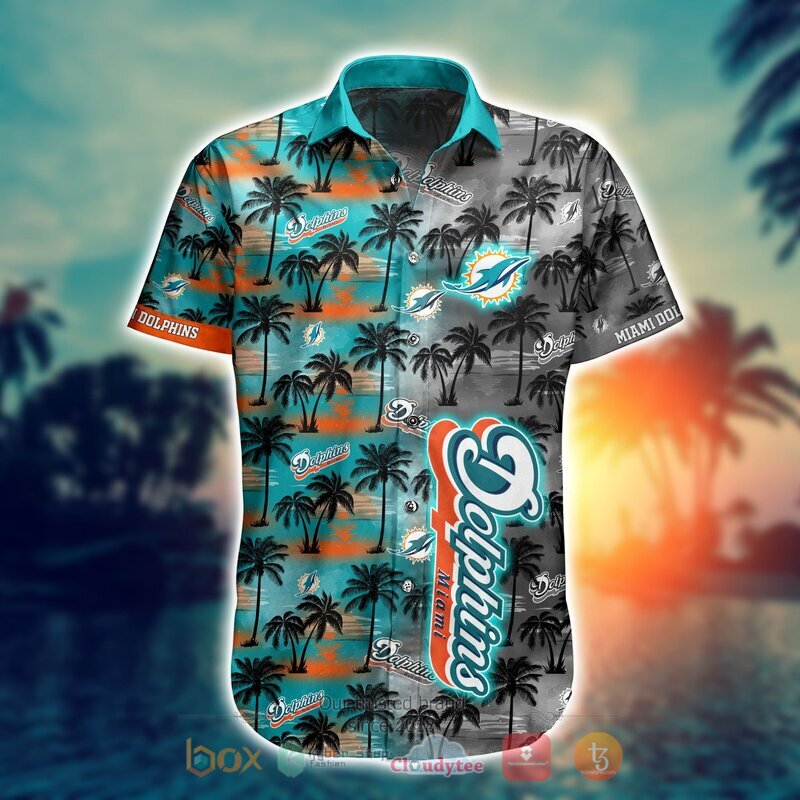Miami Dolphins Style NFL Hawaiian shirt, Short 2