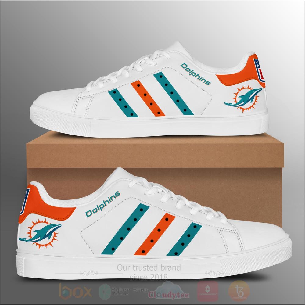 TOP NFL Miami Dolphins Ver2 Skate Stan Smith Shoes 5