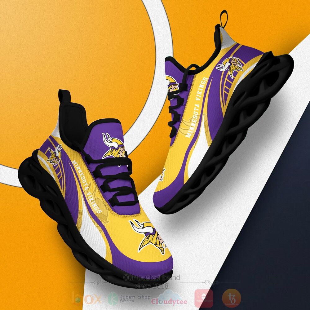 TOP Minnesota Vikings NFL Max Soul Clunky Sneaker Shoes 2