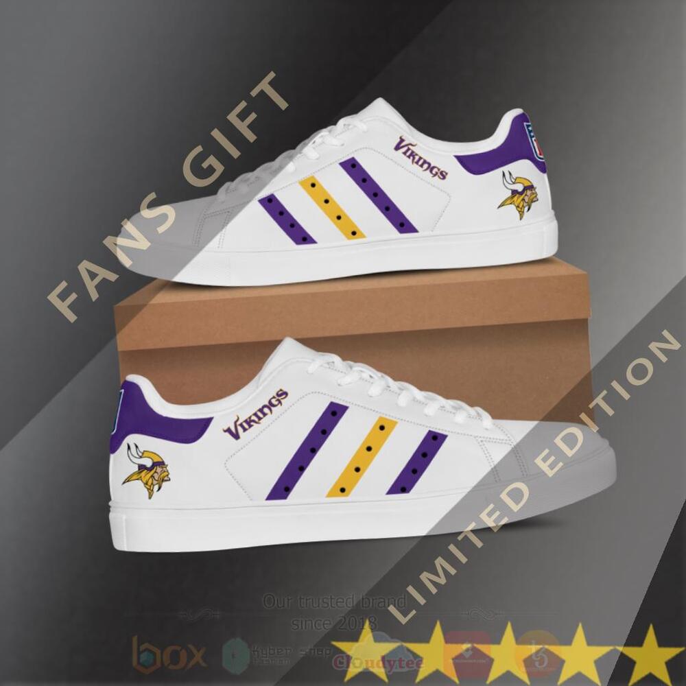 TOP NFL Minnesota Vikings Ver1 Skate Stan Smith Shoes 7