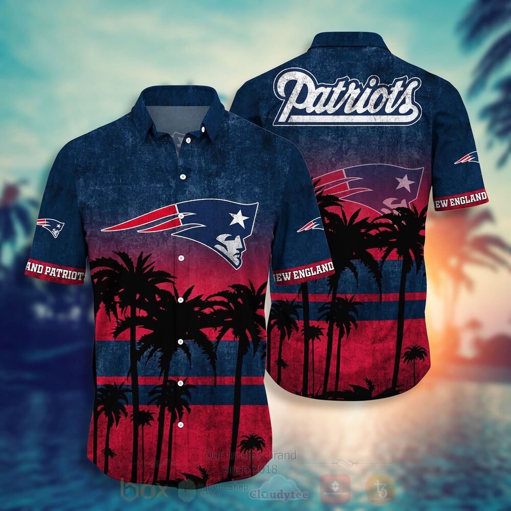 TOP NFL New England Patriots Short Sleeve Hawaiian Shirt, Short 11