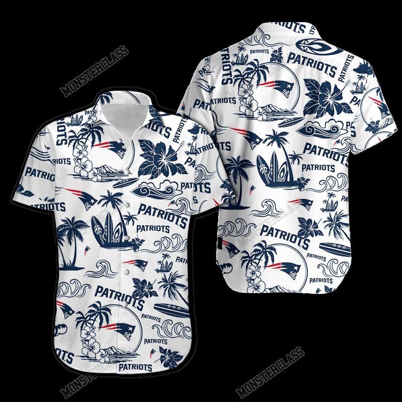 BEST NFL New England Patriots Island Hawaiian Shirt, Short 5