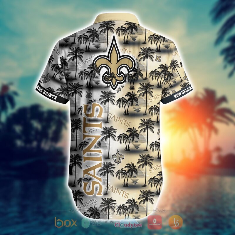 New Orleans Saints Style NFL Hawaiian shirt, Short 6