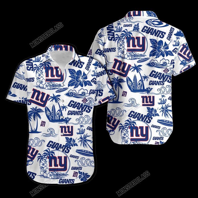BEST NFL New York Giants Island Hawaiian Shirt, Short 5