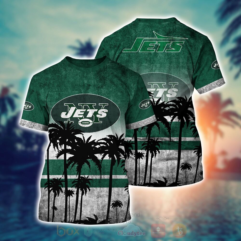 TOP NFL New York Jets Short Sleeve Hawaiian Shirt, Short 16
