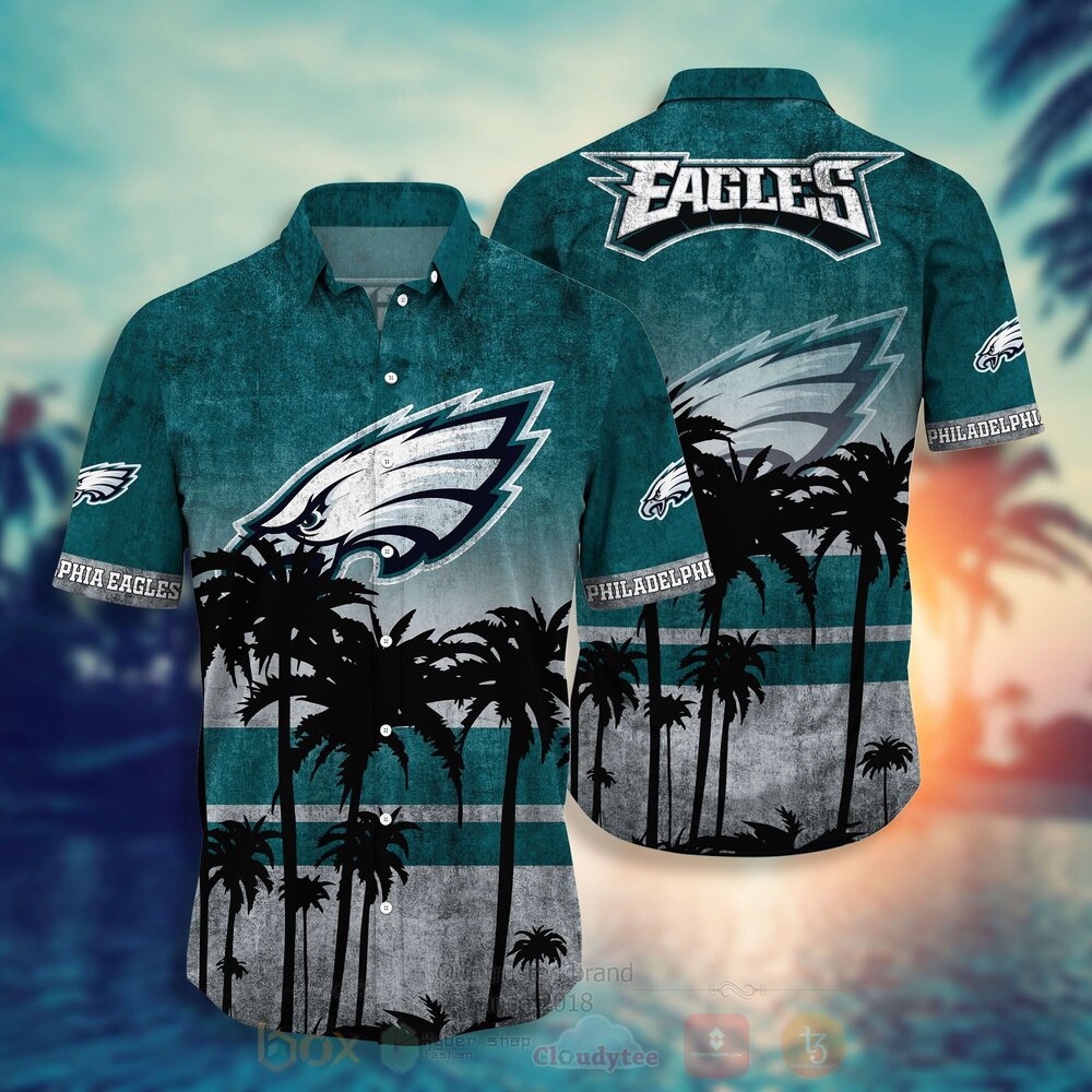 TOP NFL Philadelphia Eagles Short Sleeve Hawaiian Shirt, Short 11