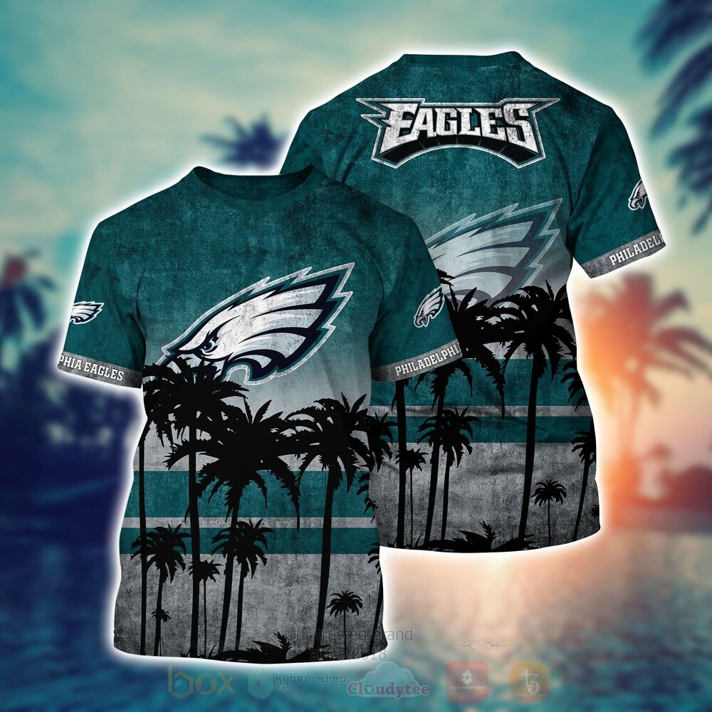 TOP NFL Philadelphia Eagles Short Sleeve Hawaiian Shirt, Short 6