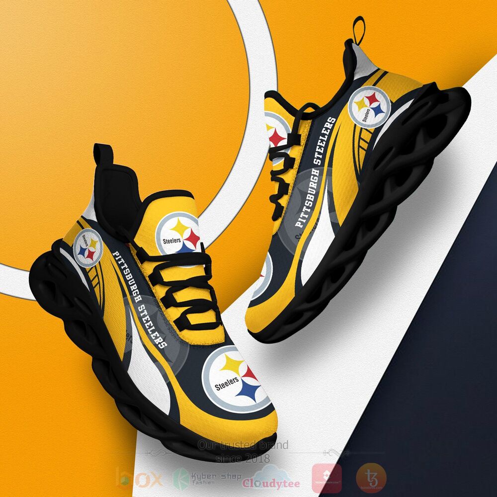 TOP Pittsburgh Steelers NFL Max Soul Clunky Sneaker Shoes 5