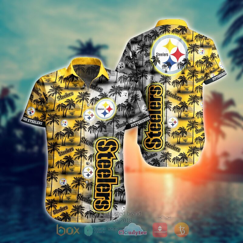 Pittsburgh Steelers Style NFL Hawaiian shirt, Short 8