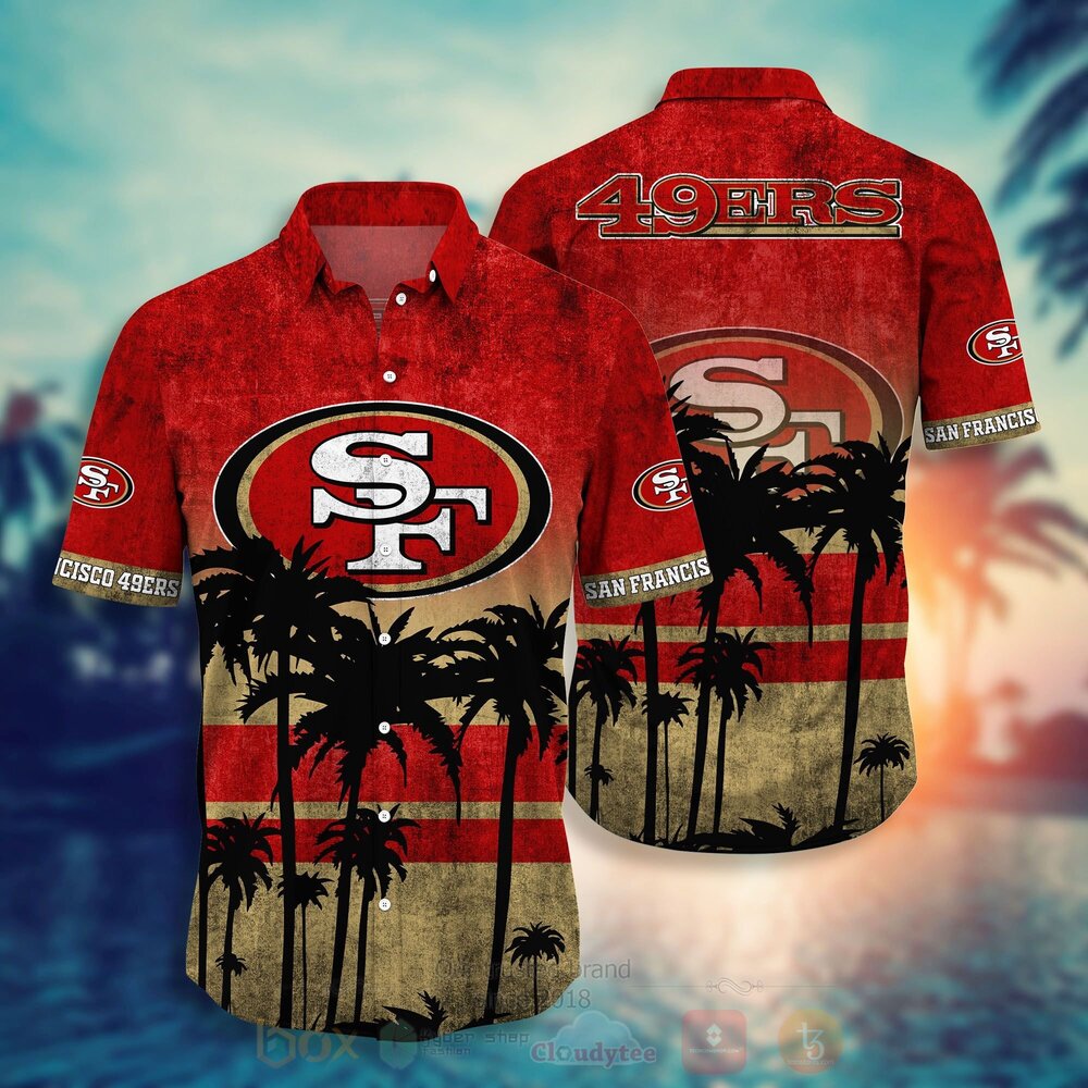 TOP NFL San Francisco 49ers Short Sleeve Hawaiian Shirt, Short 12