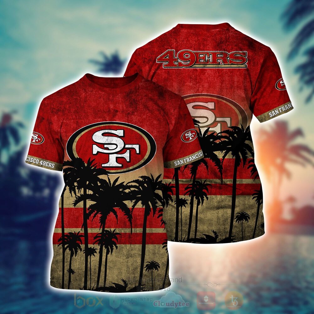 TOP NFL San Francisco 49ers Short Sleeve Hawaiian Shirt, Short 16