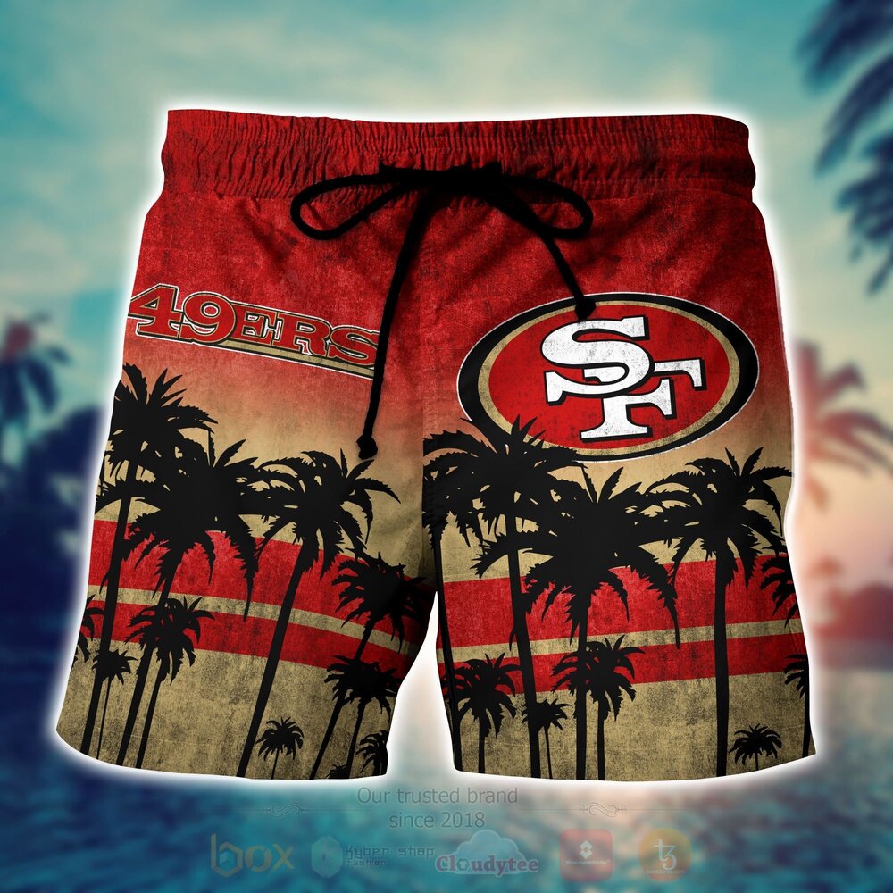 TOP NFL San Francisco 49ers Short Sleeve Hawaiian Shirt, Short 5