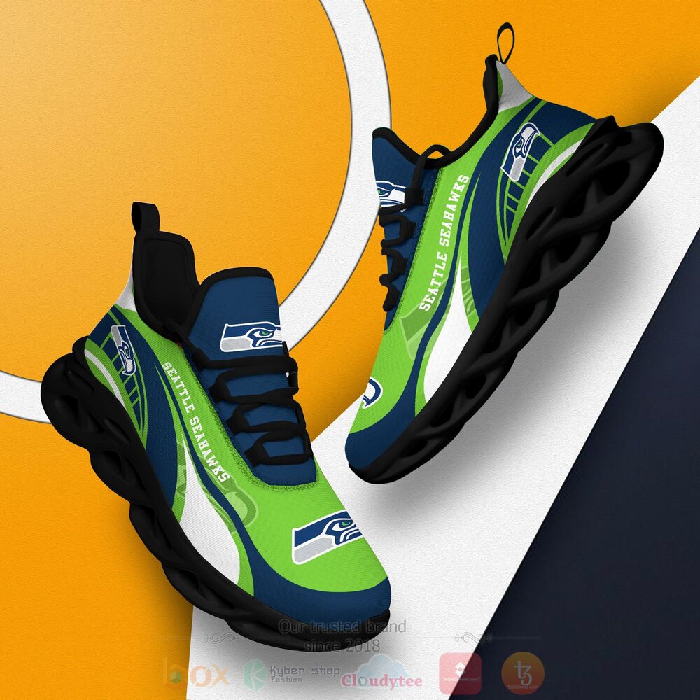 TOP Seattle Seahawks NFL Max Soul Clunky Sneaker Shoes 2