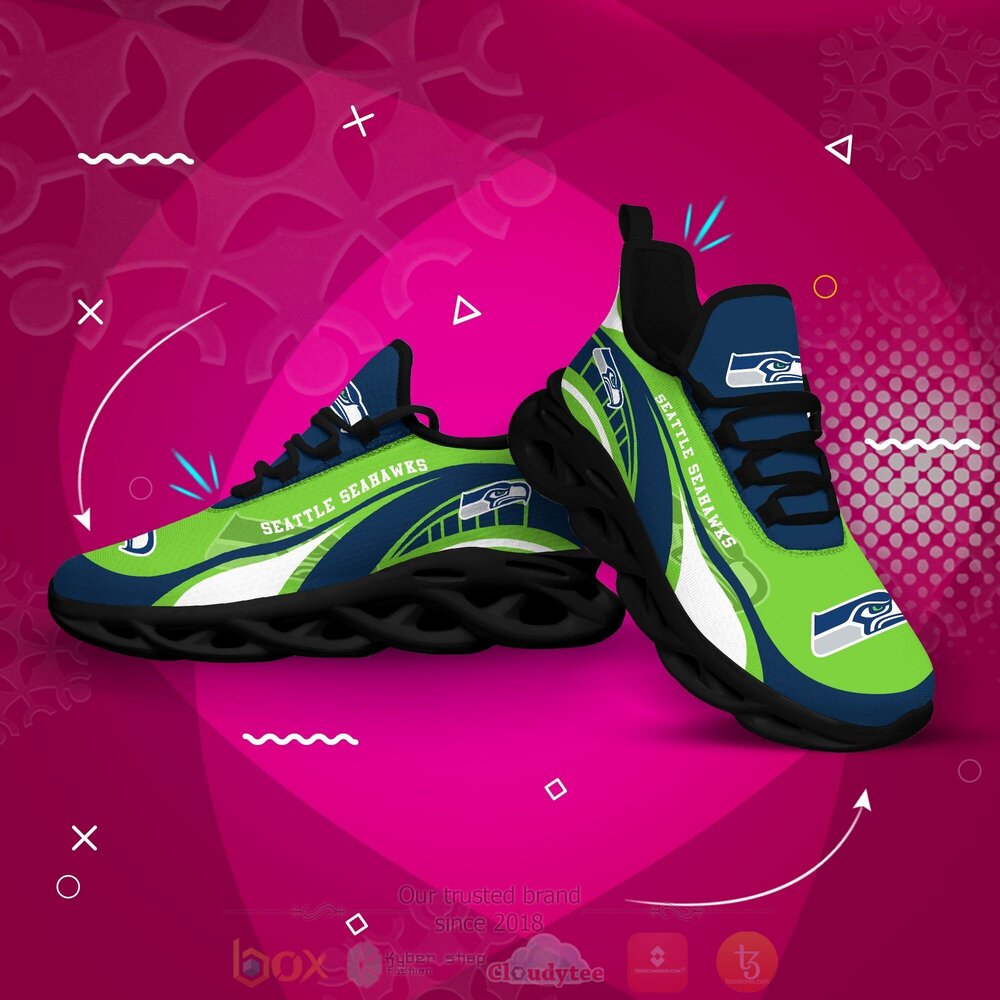 TOP Seattle Seahawks NFL Max Soul Clunky Sneaker Shoes 7