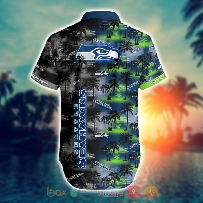 Seattle Seahawks Style NFL Hawaiian shirt, Short 3