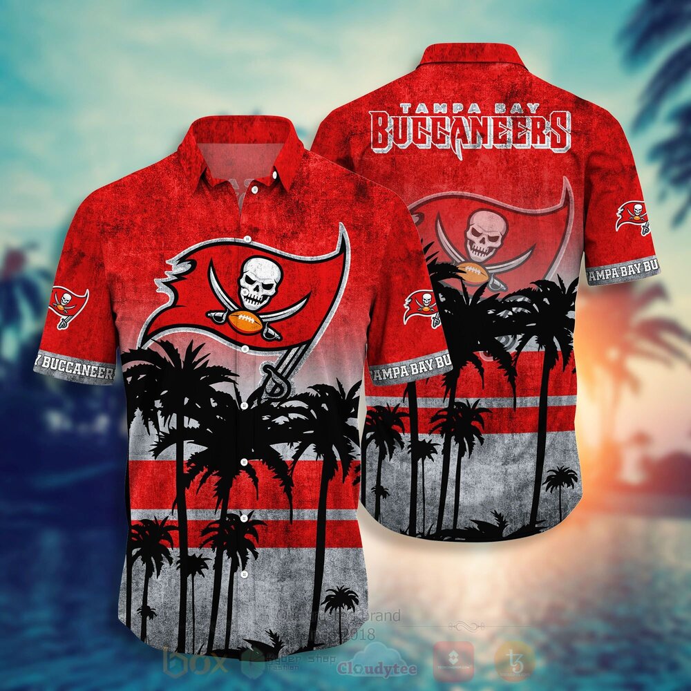 TOP NFL Tampa Bay Buccaneers Short Sleeve Hawaiian Shirt, Short 12