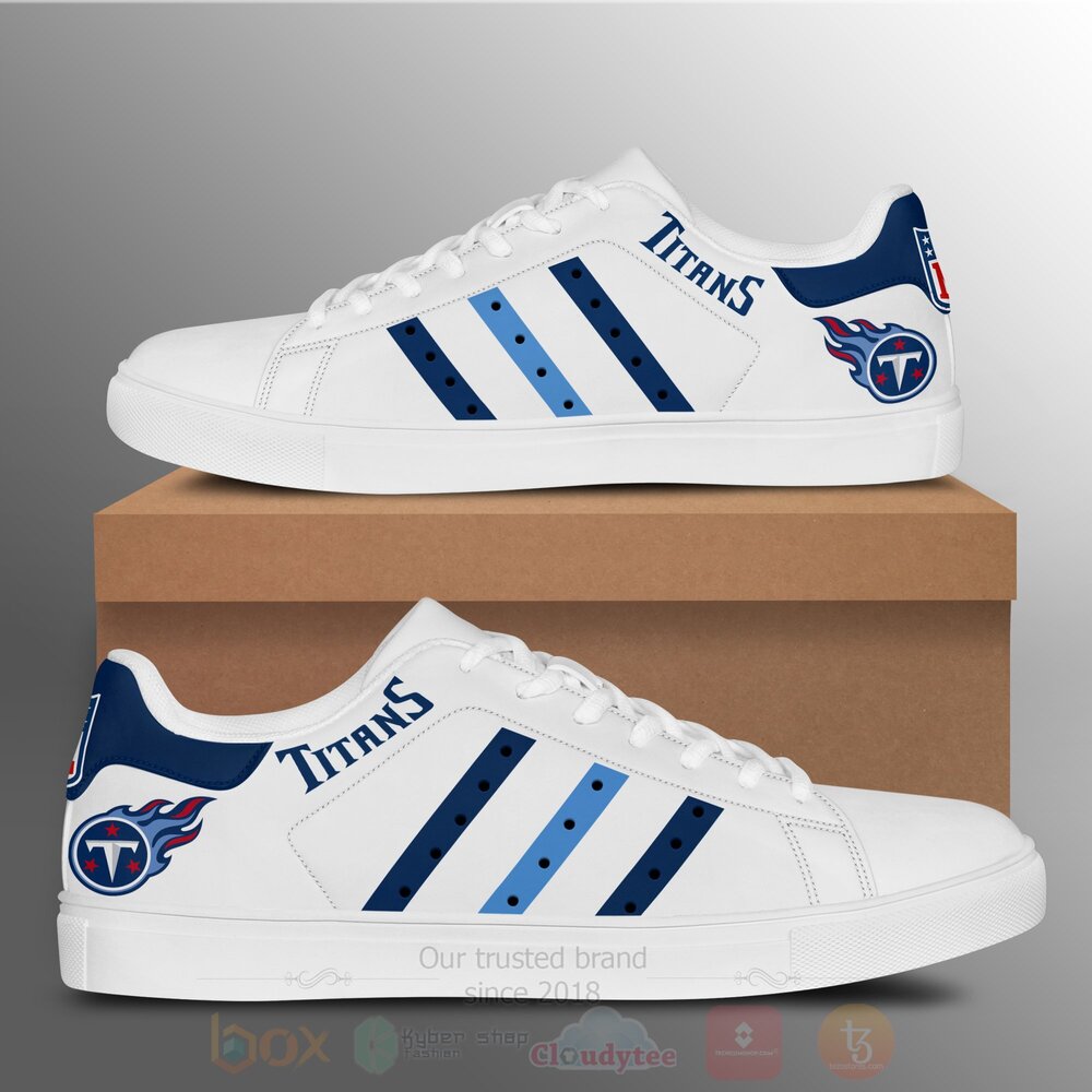 TOP NFL Tennessee Titans Skate Stan Smith Shoes 7