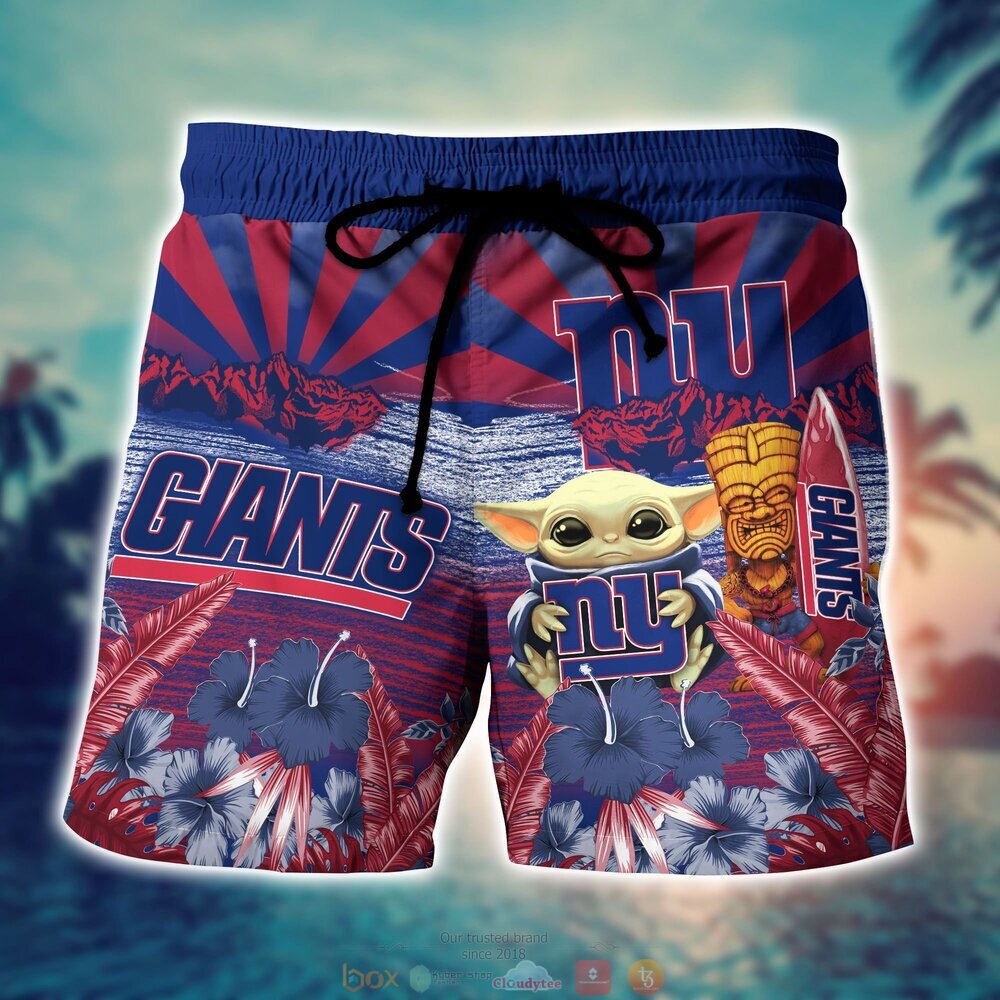 BEST Baby Yoda New York Giants NFL Hawaiian Shirt, Shorts 7