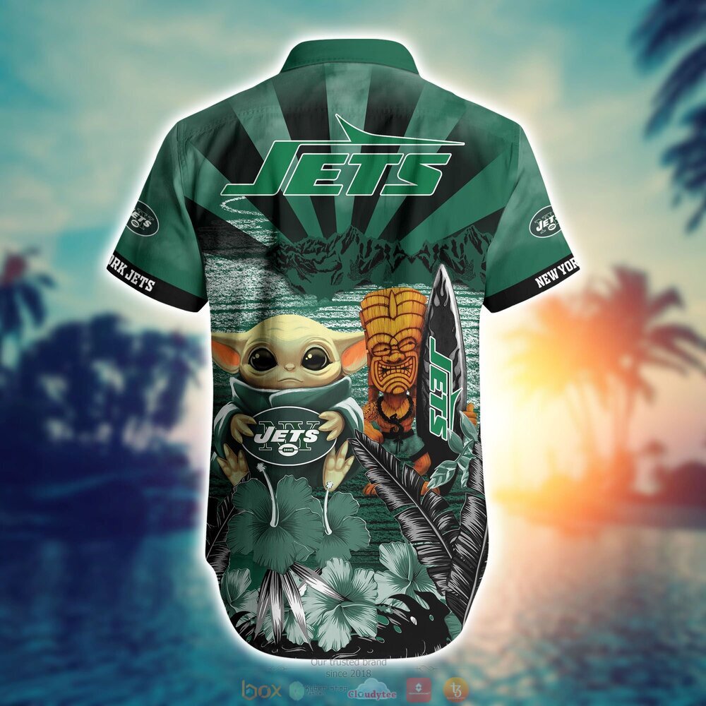 BEST Baby Yoda New York Jets NFL Hawaiian Shirt, Shorts 6