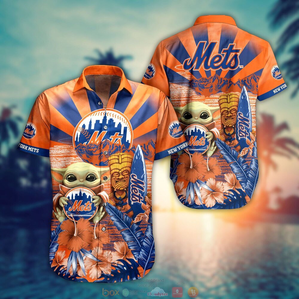 BEST Baby Yoda New York Mets MLB Hawaiian Shirt, Shorts 11