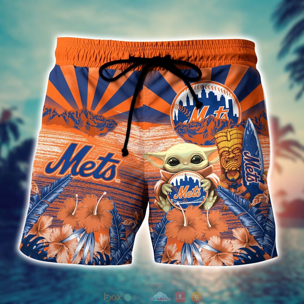 BEST Baby Yoda New York Mets MLB Hawaiian Shirt, Shorts 7