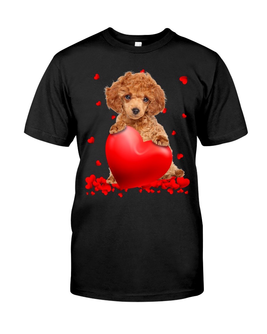 NEW Red Toy Poodle Valentine Hearts shirt, hoodie 25