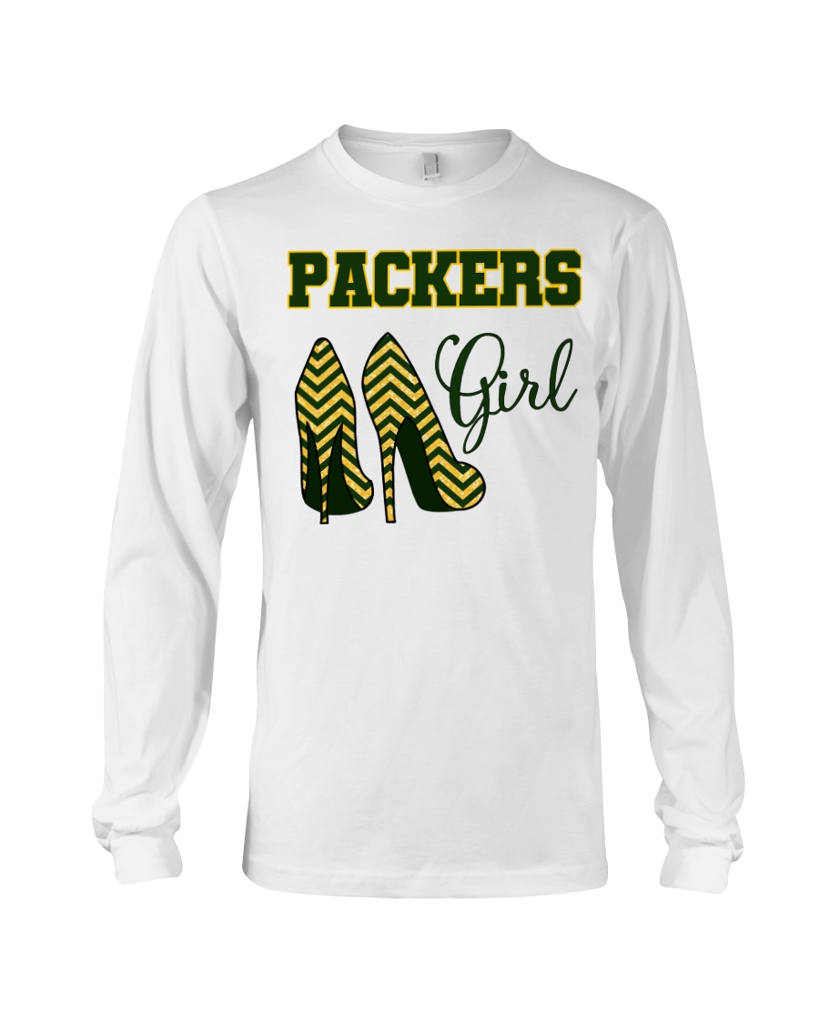 Green Bay Packers girl high heel shirt, hoodie 5