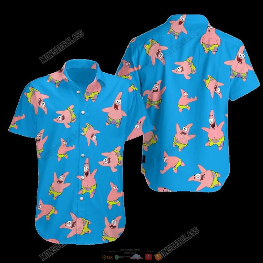 Patrick Star Blue Hawaiian Shirt, Shorts 4