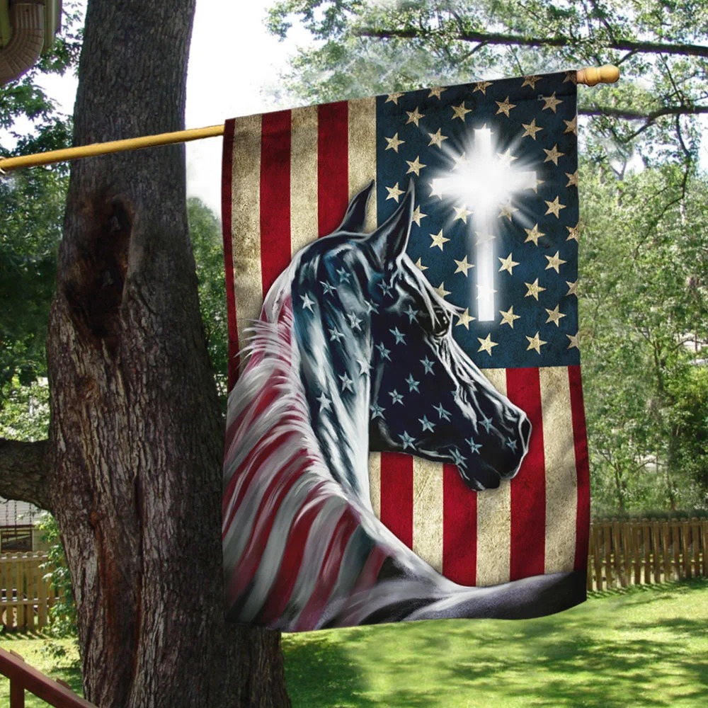 Patriot Horse American Flag 8