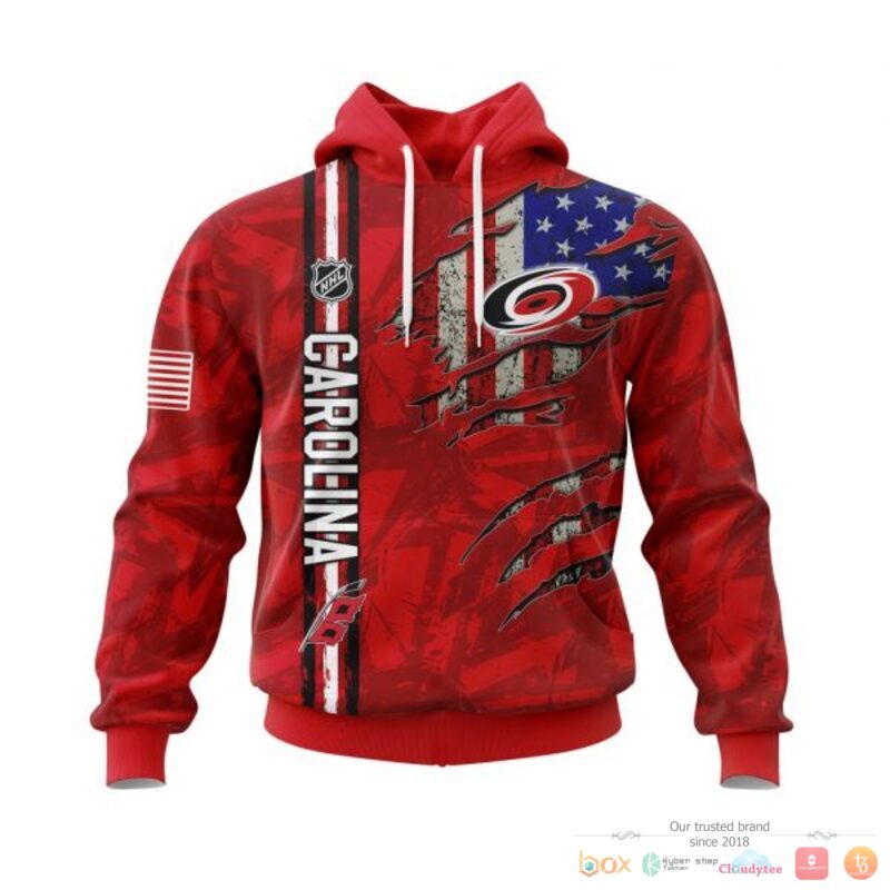 HOT NHL Carolina Hurricanes With American Flag Personalized shirt, hoodie 14