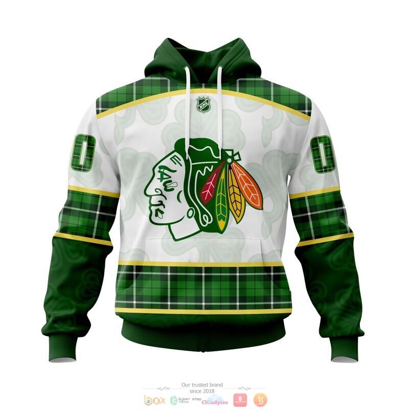 BEST Personalized Chicago BlackHawks NHL St Patrick Days jersey shirt, hoodie 15