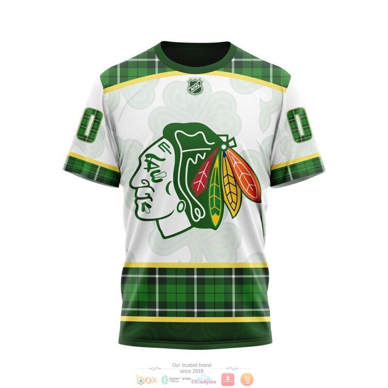 BEST Personalized Chicago BlackHawks NHL St Patrick Days jersey shirt, hoodie 6 BEST Personalized Chicago BlackHawks NHL St Patrick Days jersey shirt, hoodie - Image 6
