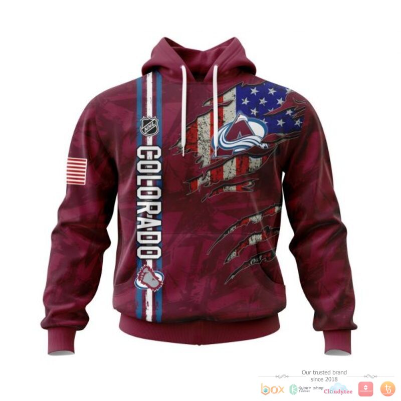HOT NHL Colorado Avalanche With American Flag Personalized shirt, hoodie 14