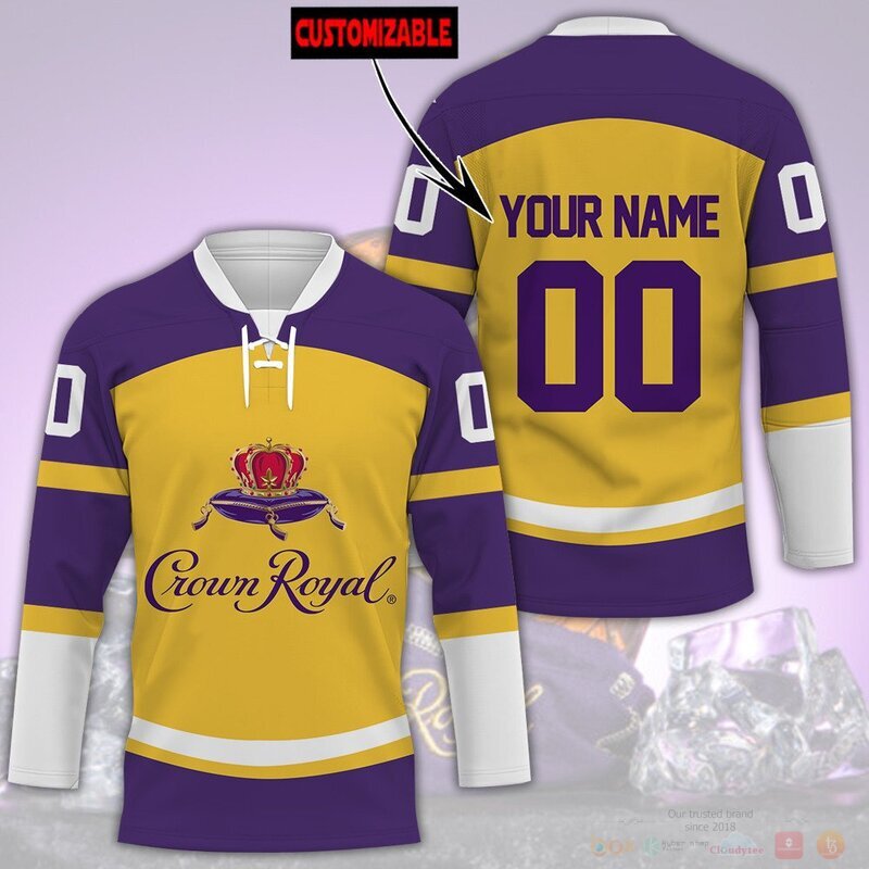 BEST Crown Royal Custom name and number Hockey Jersey 2