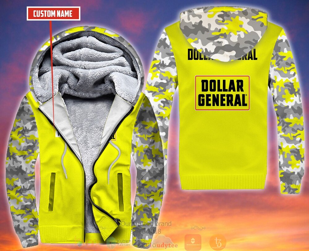 TOP Personalized Dollar General Yellow 3D All Over Printed Fleece Hoodie, Hoodie 5