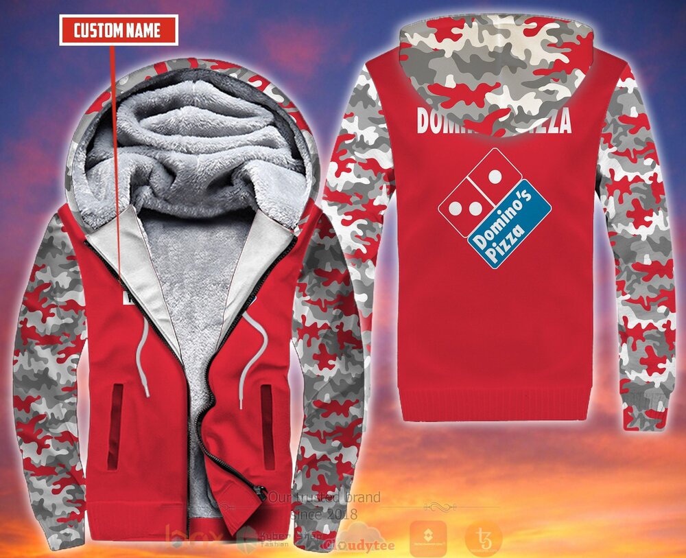 TOP Personalized Domino'S Pizza 3D All Over Printed Fleece Hoodie, Hoodie 5