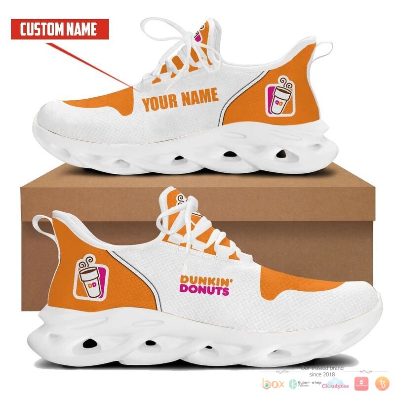 HOT Dunkin Donuts Orange Personalized Clunky Sneaker Shoes 4