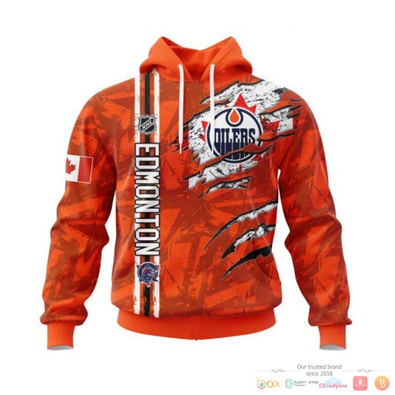 HOT NHL Edmonton Oilers With Canada Flag Personalized shirt, hoodie 15
