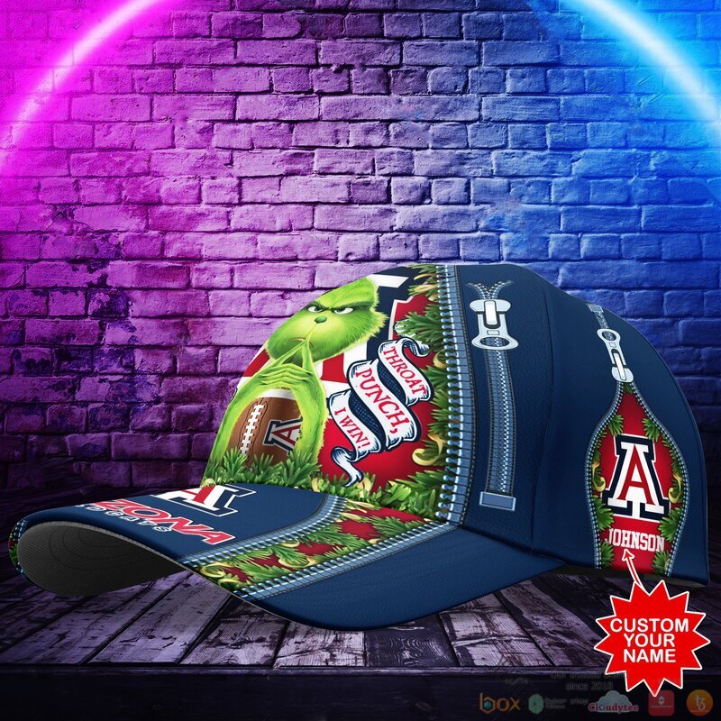 BEST Grinch Arizona Wildcats NCAA Personalized Custom Cap 2