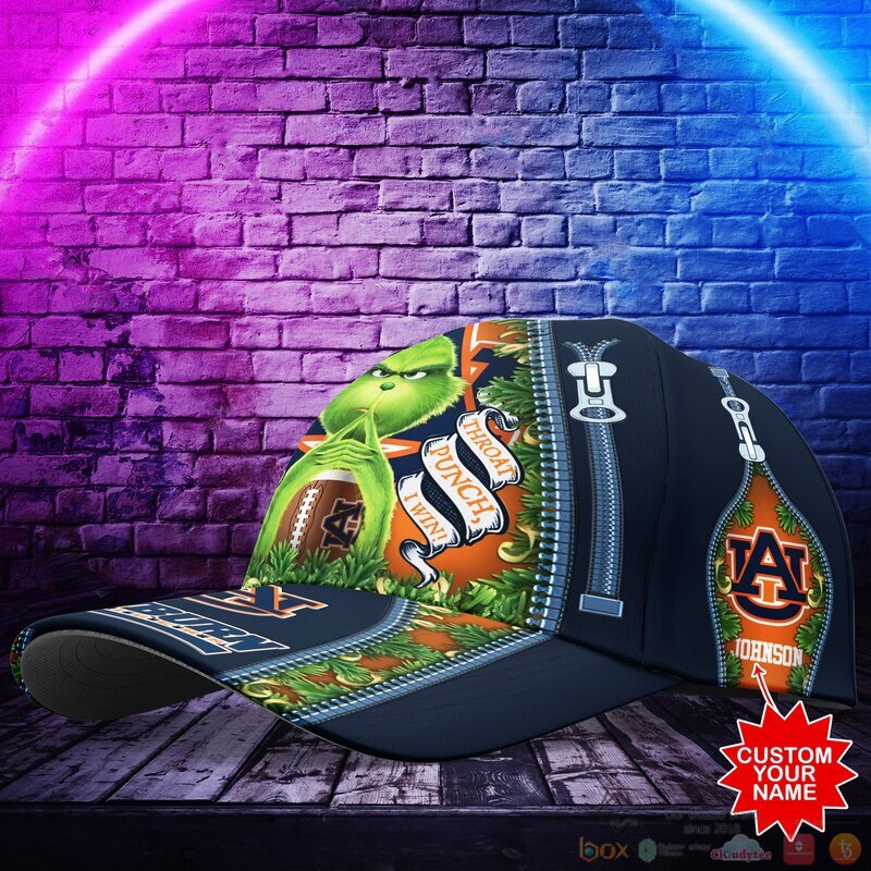 BEST Grinch Auburn Tigers NCAA Personalized Custom Cap 13