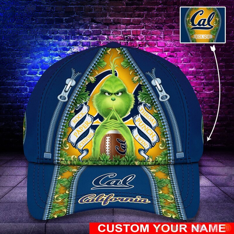 BEST Grinch California Golden Bears NCAA Personalized Custom Cap 11
